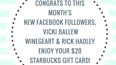 Congrats to this month’s Facebook followers!